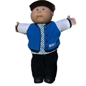 Cabbage Patch Kids Hasbro Cornsilk Hair Boy Crewcut Brown Hair Brown Eyes 2005
